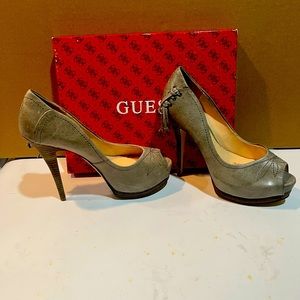 Ladies, guess high heel shoes